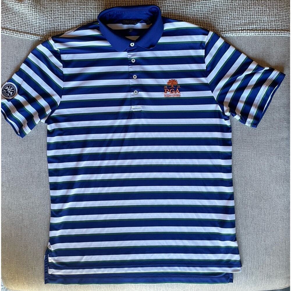 Polo Golf PGA Ocean Course 2021 Kiawah Island SC Shirt Mens Large Ralph Lauren